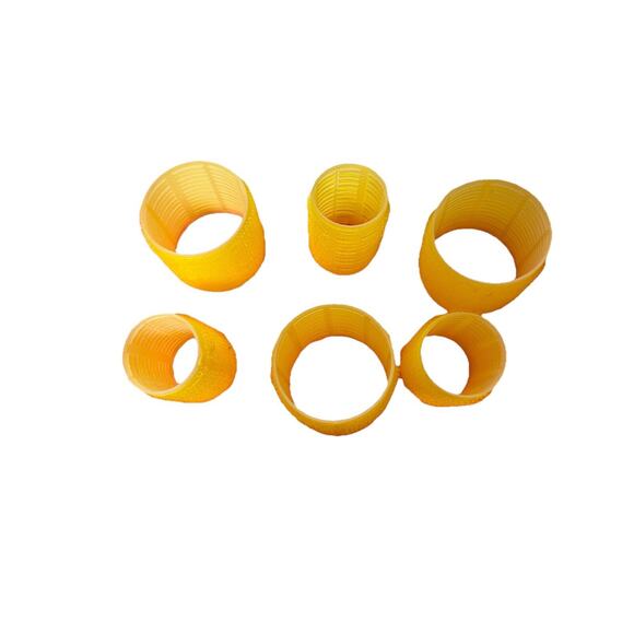 Drybar High Tops Self-Grip Rollers‎ Setting Curlers YELLOW 6-PK 3 Medium/3 Large - Picture 2 of 7